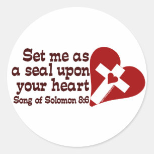 Solomonの8:6の歌 ラウンドシール