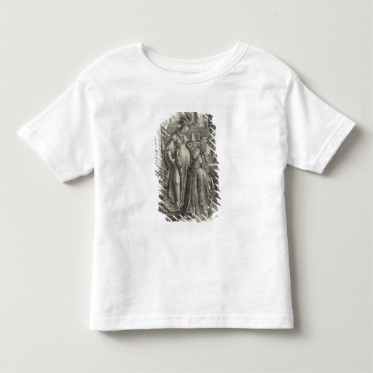 SolomonはGravenイメージ、c.1514の前に祈ります トドラーTシャツ (正面)