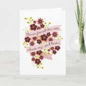 Solomon愛引用文のバレンタインの挨拶状の歌 シーズンカード (正面)