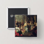 Solomon、c.1735 (キャンバスの油)のIdolisation 缶バッジ (正面&裏面)