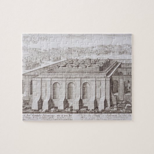 Solomon、「e-i Entwurfからのエルサレムの寺院、 ジグソーパズル (横)