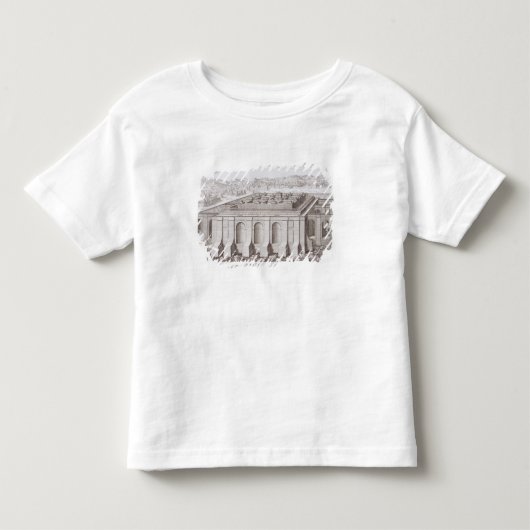 Solomon、「e-i Entwurfからのエルサレムの寺院、 トドラーTシャツ (正面)