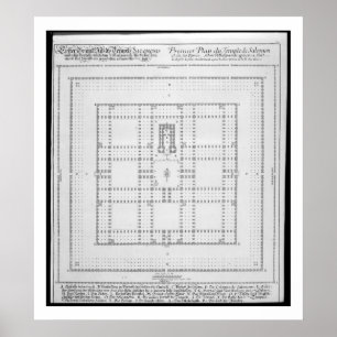 Solomon、「Enからのエルサレムの寺院の計画、 ポスター