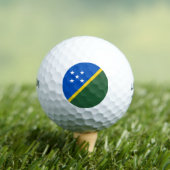 Solomon Islands Flag ゴルフボール (インサイチュ 木)