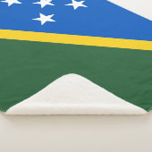 Solomon Islands Flag シェルパブランケット (3/4)