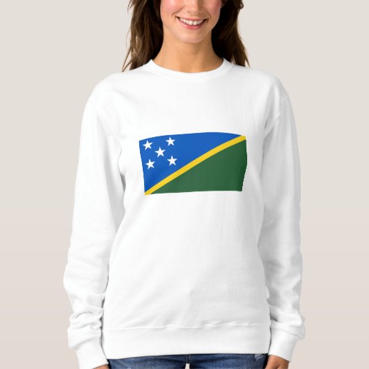 Solomon Islands Flag スウェットシャツ (正面)