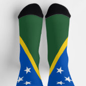 Solomon Islands Flag ソックス (上部)