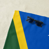 Solomon Islands Flag ビーチタオル (インサイチュ)