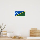 Solomon Islands Flag ポスター (キッチン)