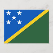 Solomon Islands Flag ポストカード (正面)
