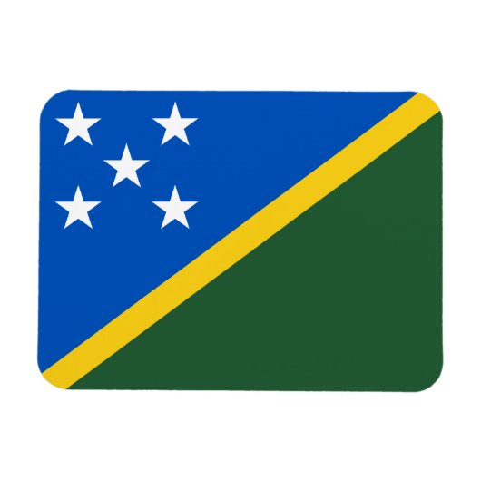 Solomon Islands Flag マグネット (横)