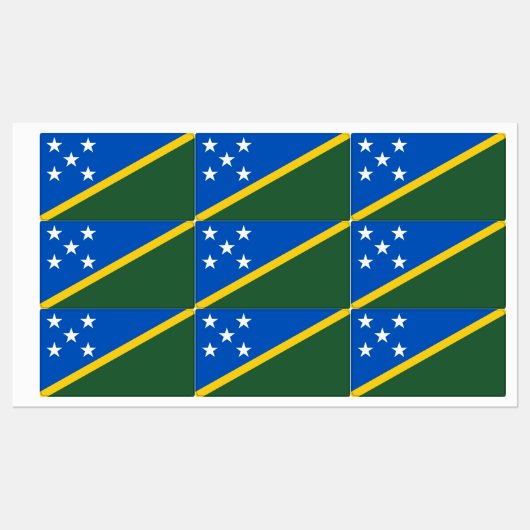 Solomon Islands Flag ラベル (シート)