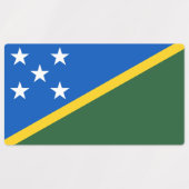 Solomon Islands Flag ラベル (デザイン2)