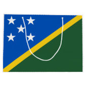 Solomon Islands Flag ラージペーパーバッグ (裏面)
