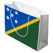 Solomon Islands Flag ラージペーパーバッグ (裏面アングル)