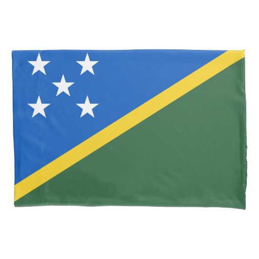 Solomon Islands Flag 枕カバー (正面)