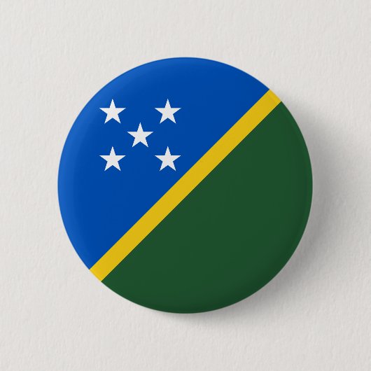 Solomon Islands Flag 缶バッジ (正面)