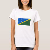 Solomon Islands Flag Tシャツ (正面)