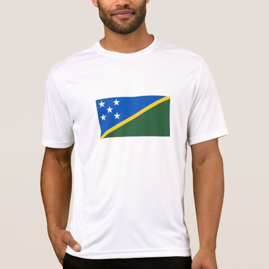 Solomon Islands Flag Tシャツ (正面)