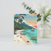 Solomon Islands Travel ポストカード (スタンド正面)