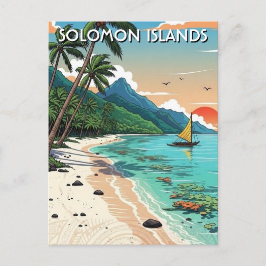 Solomon Islands Travel ポストカード (正面)