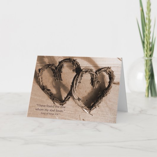 Solomon Verseの歌I love you カード (正面)