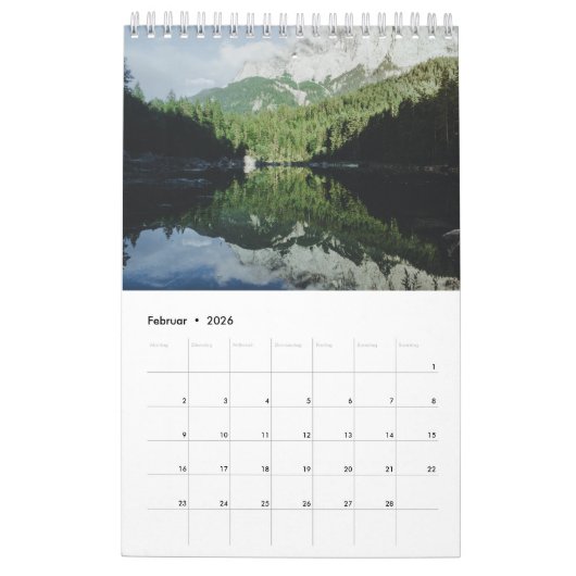 Solonomade Kalender 2018 カレンダー (2月 2026)