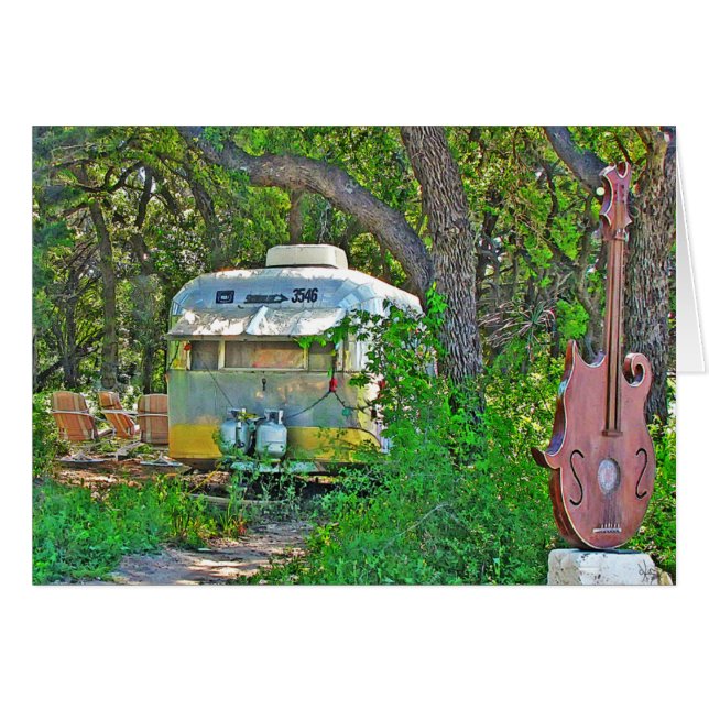 Sol'Stice、Dripping Springs、TXのトレーラーそして芸術 (正面横)