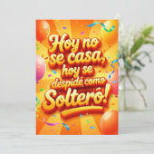 Solteros adelante 招待状 (スタンド正面)