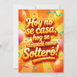 Solteros adelante 招待状