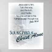 Solus Christus/Christ Alone ポスター (正面)