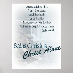 Solus Christus/Christ Alone ポスター