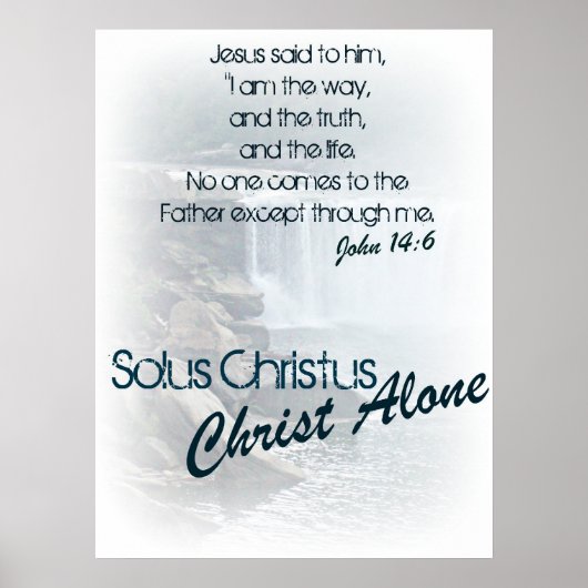 Solus Christus/Christ Alone ポスター (正面)