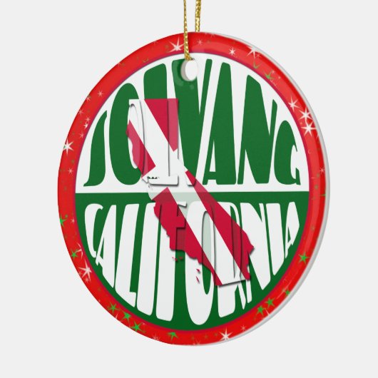 Solvang CAデンマーク系アメリカ人クリスマスオーナメント セラミックオーナメント (左)