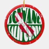 Solvang CAデンマーク系アメリカ人クリスマスオーナメント セラミックオーナメント (裏面)