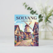 Solvang, California USA ポストカード (スタンド正面)