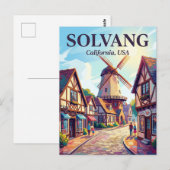 Solvang, California USA ポストカード (正面/裏面)