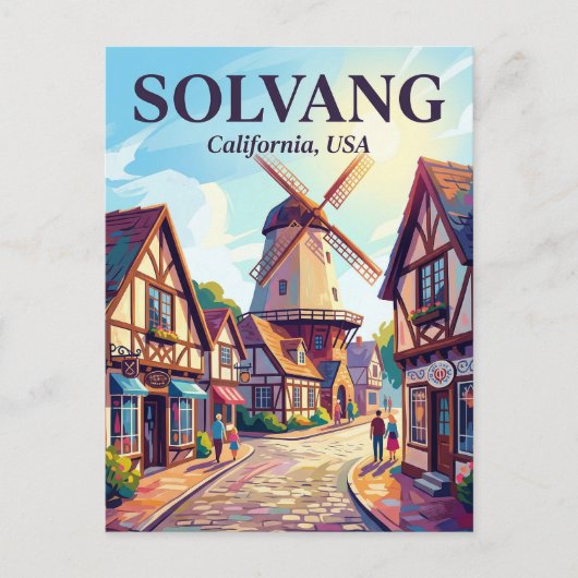 Solvang, California USA ポストカード (正面)