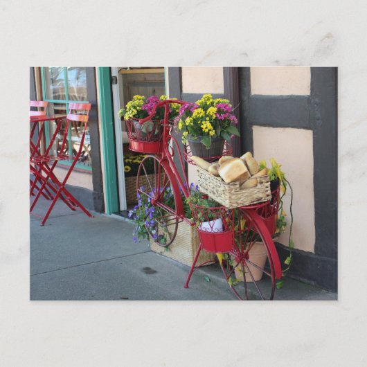 Solvang in Colorの自転車かごベーカリー ポストカード (正面)