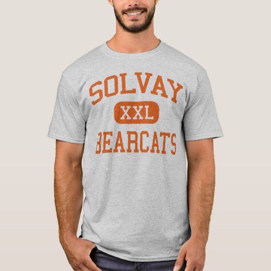 Solvay -闘士-高等学校- Solvayニューヨーク Tシャツ (正面)