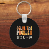 Solve The Problem 67 Funny Math Meme Six Seven For キーホルダー (正面)