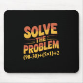Solve The Problem 67 Math Teacher Mathematics 67th マウスパッド (正面)