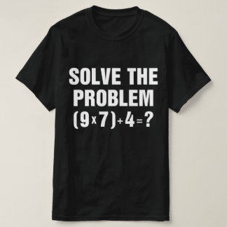 Solve The Problem 67 Meme Math Teacher Gen Alpha  Tシャツ