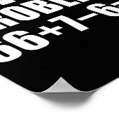 Solve The Problem 67 Meme Six Seven Elementary Mat ポスター (角)