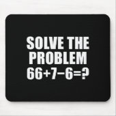 Solve The Problem 67 Meme Six Seven Elementary Mat マウスパッド (正面)