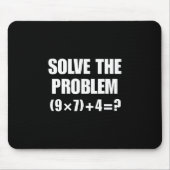 Solve The Problem 67 Meme Six Seven Elementary Mat マウスパッド (正面)