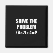 Solve The Problem 67 Meme Six Seven Elementary Mat マグネット (正面)