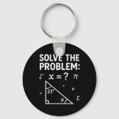 Solve The Problem Do The Math 67 Meme Funny Teache キーホルダー (正面)