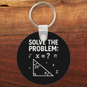 Solve The Problem Do The Math 67 Meme Funny Teache キーホルダー (正面)