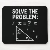 Solve The Problem Do The Math 67 Meme Funny Teache マウスパッド (正面)